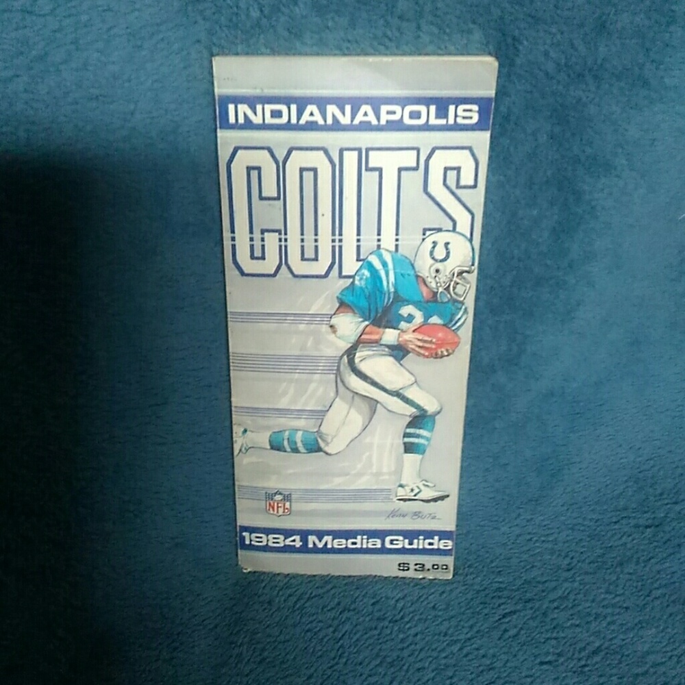 Vintage Indianapolis Colts 1984 Media Guide